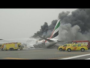 Emirates flight from Trivandrum to Dubai 'catches fire mid-air, crash lands'