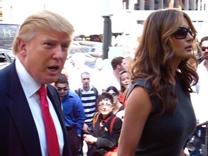 Donald Trump and wife Melania