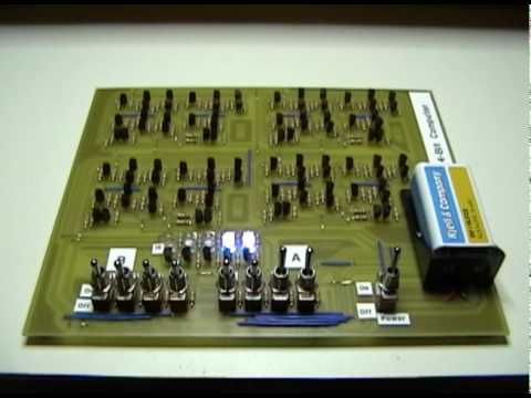 Making your own 4 bit computer from transistors