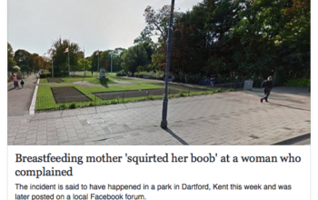 It turns out the Daily Mail's breastfeeding mother 'squirted her boob' story is one man's brilliant hoax [IMAGES]