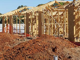 Budget2016 - stock images to be used for Budget 2016 stories. new suburban homes currently under construction in row Picture: istock