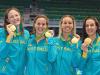 Gold rush! Aussies dominate in the pool