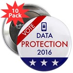 Data Protection 2016 2.25" Button (10 Pack)