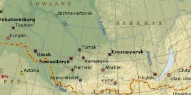 Map - west Siberia