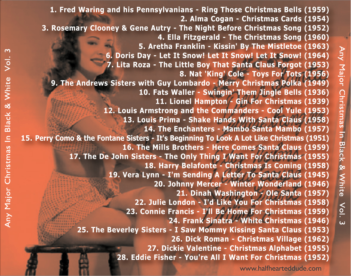 Any Major Christmas In Black & White Vol. 3 - back