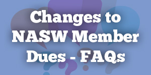 Graphic Promoting a Link to Frequently Asked Questions about the Membership Dues Increase