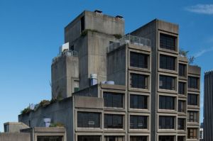 Located on Cumberland Street in The Rocks, the Sirius building's brutalist concrete box architecture has divided public ...