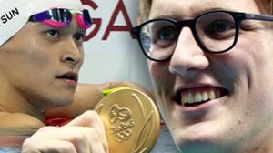 Sun Yang and Mack Horton