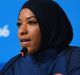 American Olympic fencer Ibtihaj Muhammad in Rio.