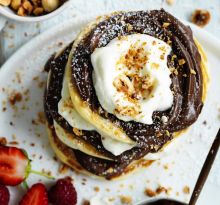 Jill Dupleix's Nutella pancake stack.