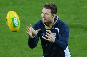 Game-changer:  Patrick Dangerfield has taken his game to another level at Geelong.  