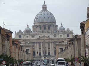 Via della Conciliazione Vatican St Pieter Basilica Vaticano Roma Rome Lazio Italia Italy Castielli CC0.