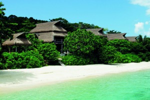 Natural pleasures: On Nikoi, the tourist huts are made from driftwood and the air-conditioning is the sea breeze.