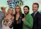 LONDON, ENGLAND - AUGUST 03:  Margot Robbie, Cara Delevingne, Jared Leto and Jai Courtney attend the European Premiere ...