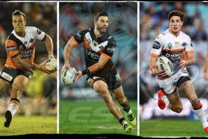 Big three: Luke Brooks, James Tedesco and Mitchell Moses.