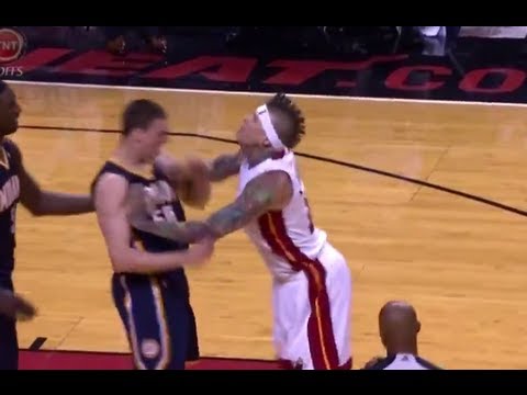 Chris Andersen Flagrant Foul on Tyler Hansbrough - Game 5 ECF