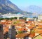 A cruise ship in the bay near the Old Town of Kotor in Montenegro.