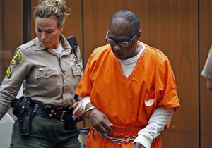 Lonnie Franklin Jr., a convicted serial killer known as the "Grim Sleeper," appears in Los Angeles Superior Court Wednesday, Aug. 10, 2016.