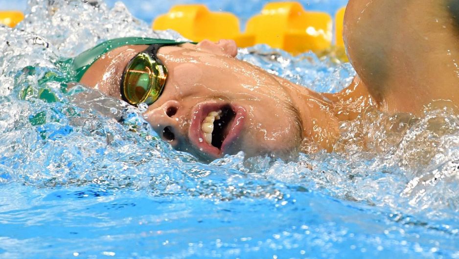 Australian swimmer Mitch Larkin