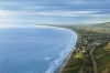 One of New Zealand's wonderful coastlines of Kapiti, with the township  of Paekakariki in the foreground.