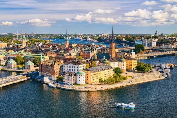 Gamla Stan (old town) in Stockholm, Sweden.