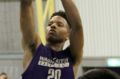 Star in the making: University of Washington's  Markele Fultz shoots a free throw against Dandenong Rangers on Wednesday ...