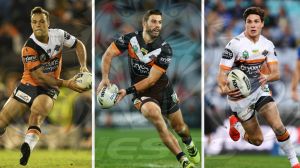 Big three: Luke Brooks, James Tedesco and Mitchell Moses.