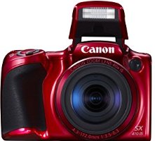 Canon PowerShot SX410 IS Fotocamera Compatta Digitale, 20.0 Megapixel, Rosso