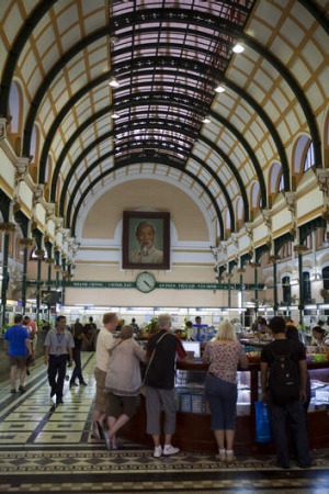 Grand architecture ... inside Central Post Office, designed by Gustave Eiffel.