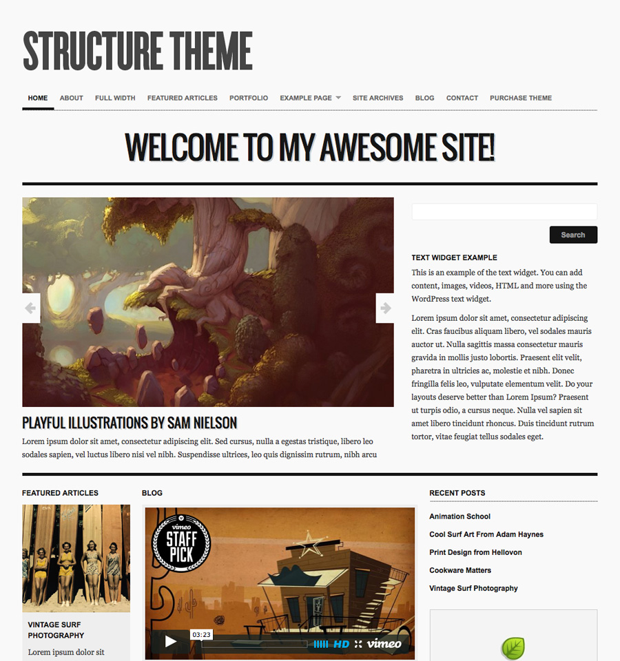 structure-wordpress-theme