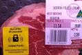 The security tags have started appearing on meat trays at the Coles Knox store. 