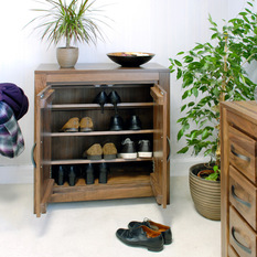 Olmec Walnut Wood - Shoe Storage