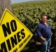 Local farmer Tim Duddy has been among those calling for a bar on coal mines in the Liverpool Plains.