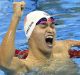 Rio rage: Olympic champion Sun Yang.