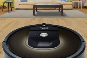 The Roomba 980. While you're out, it roams your house.