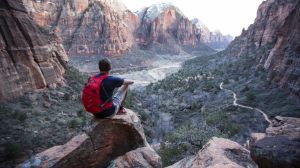 Angels Landing in Zion national Park.