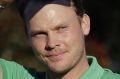 Danny Willett waves to the gallery after finishing his final round.