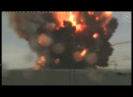 Baikonur, Kazakhstan:  Unmanned Russian rocket crashes (spectacular video)