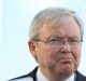 Former prime minister Kevin Rudd.