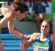 True sportsmanship: Nikki Hamblin, left, checks on American runner Abbey D'Agostino.