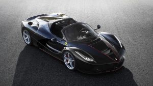 The Ferrari LaFerrari open top is due to be officially unveiled at the 2016 Paris motor show.