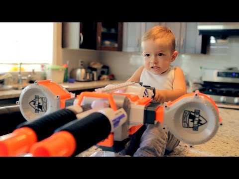 Nerf War: Gun BABY 2!!