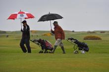 Wollen lieber unter sich bleiben: Männer auf dem Golfkurs von Muirfield, Schottland