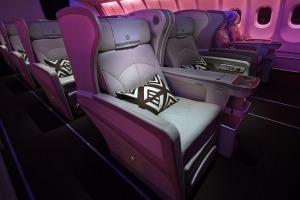 Fiji Airways business class.