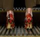 The wide combs on the station's wooden escalators can be a trap for high heels.