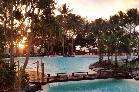 The pool at Sheraton Mirage Port Douglas Resort.