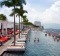 Infinity pool at Marina Bay Sands hotel in Singapore.