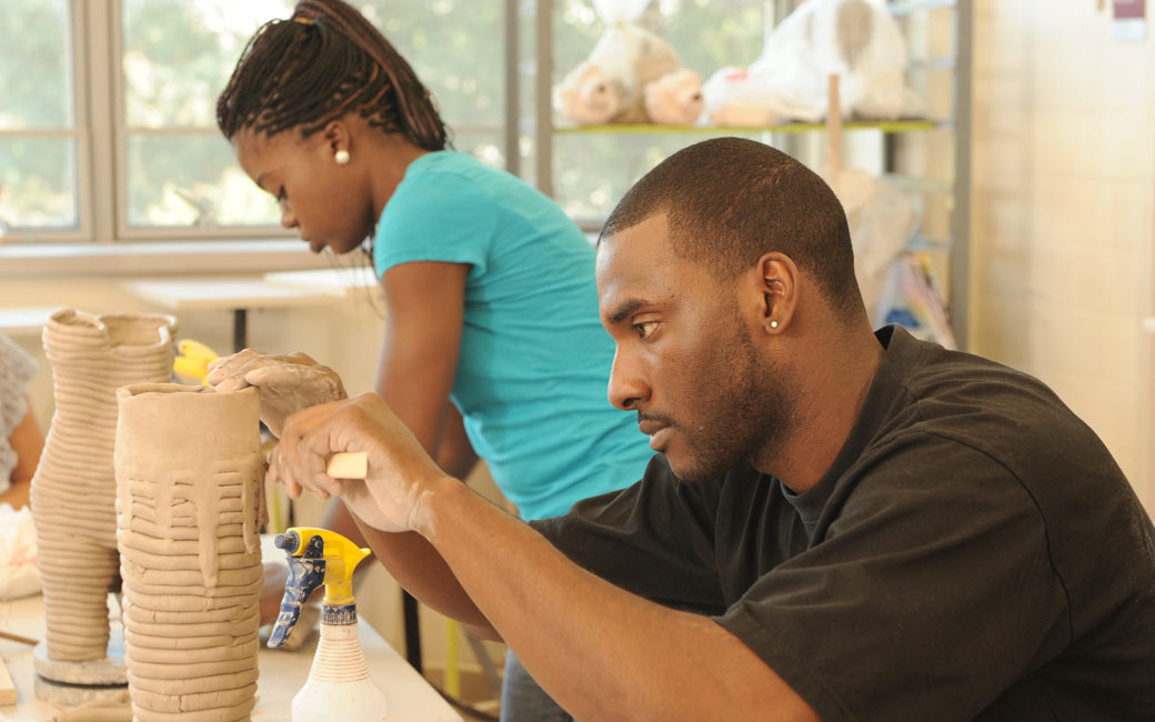 Students in the Studio