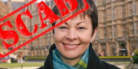 Caroline Lucas: scab