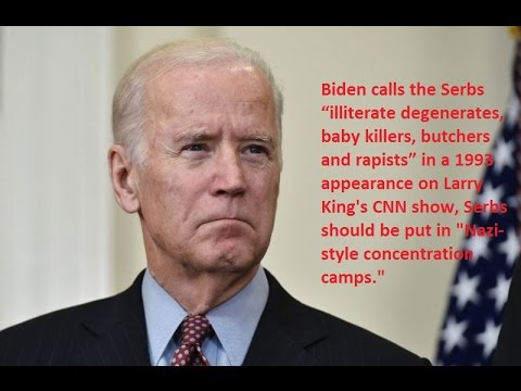 DIPLOMATIC SCANDAL: Racist Joe Biden insults Serbs and Serbian flag